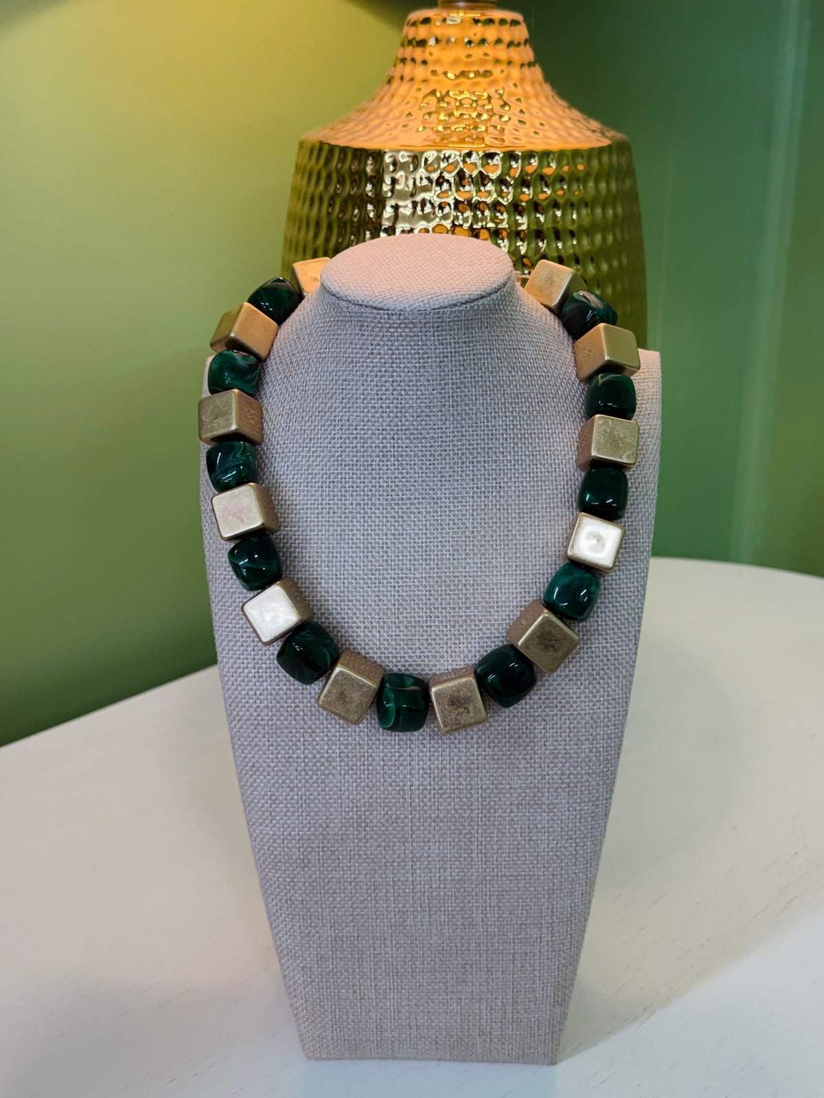 Knew You Necklace-Green