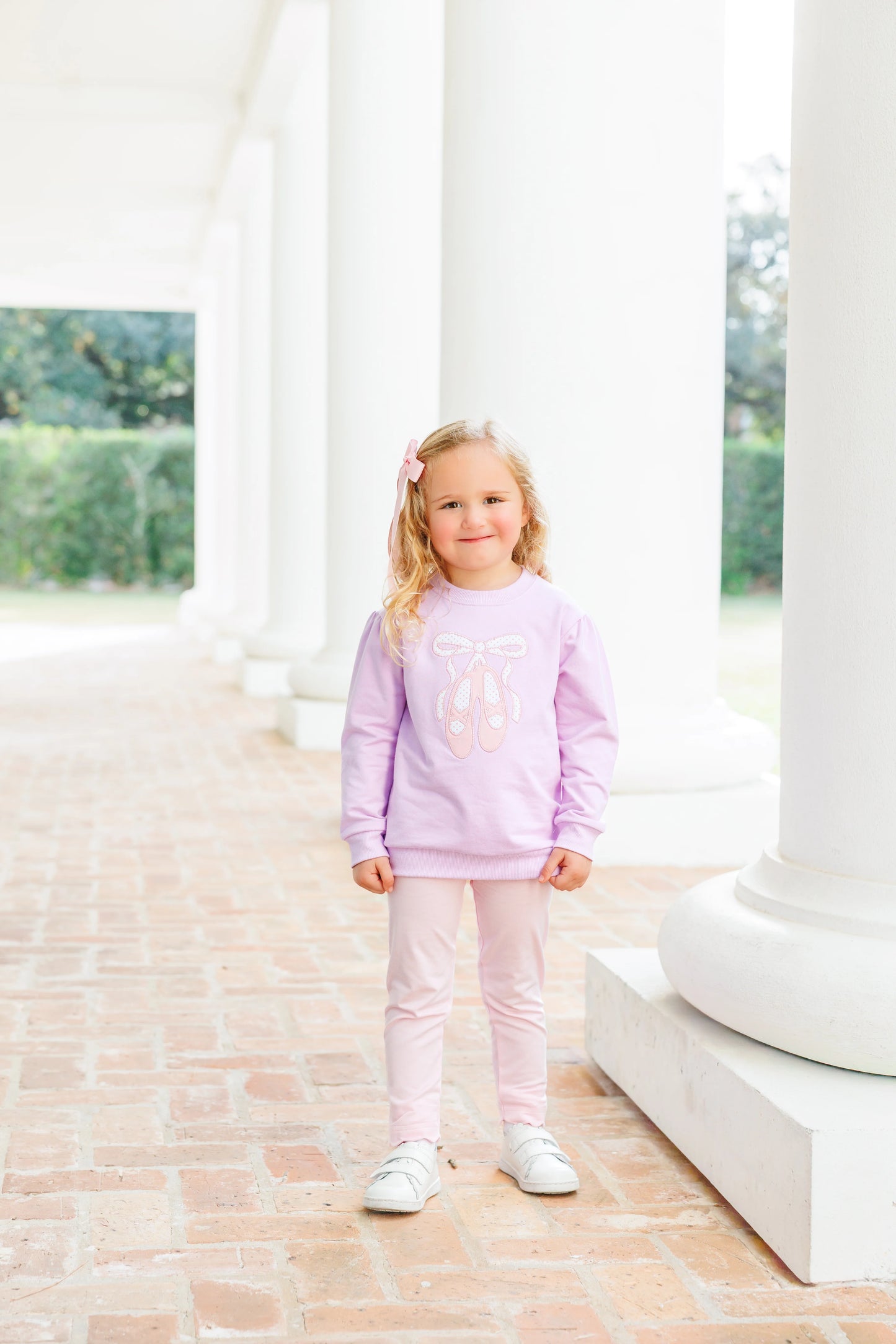 TSK French Terry Pullover-Ballet Shoes