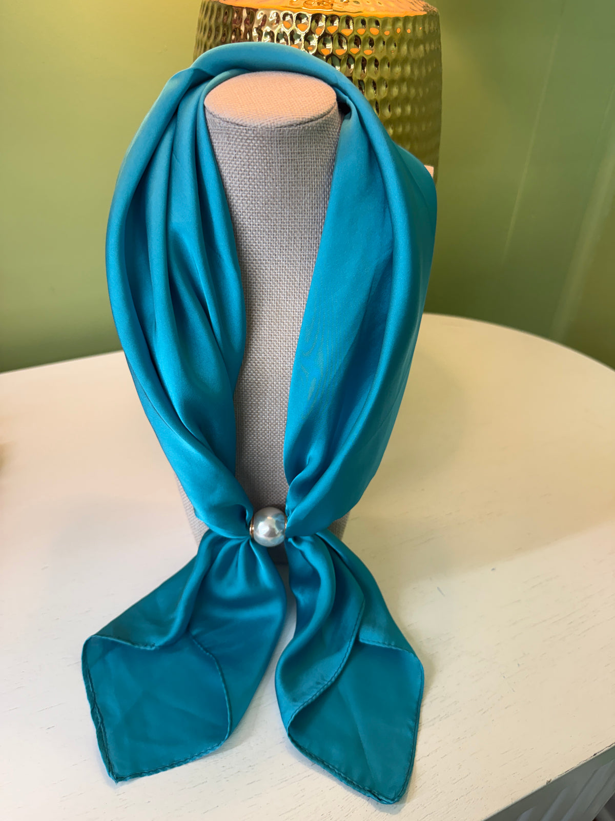 The Trin Scarf Necklace-Bold Blue