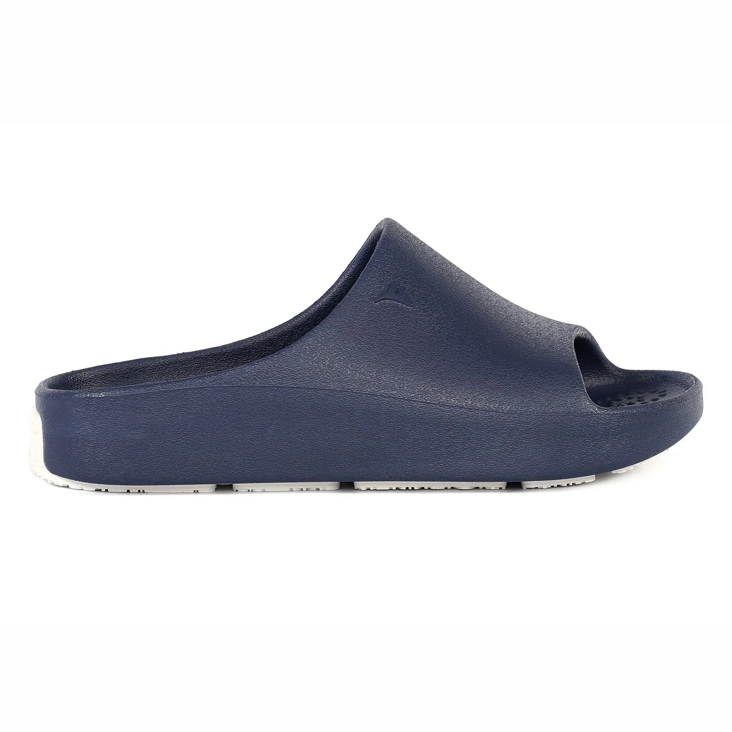 Floafers Navy Peony Kid Slides