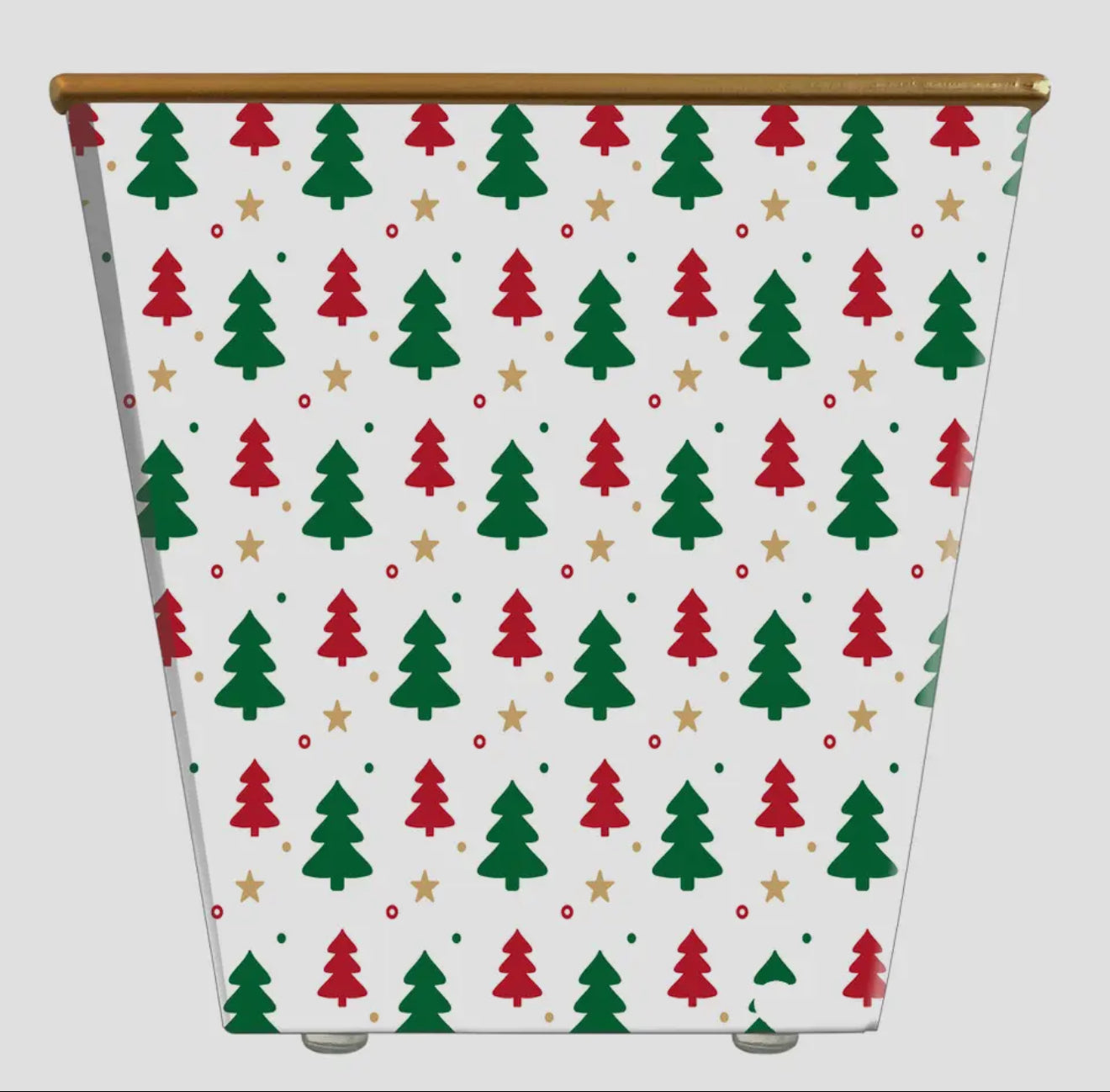 Mini Christmas Tree Cachepot Candle-Cool Citrus Basil