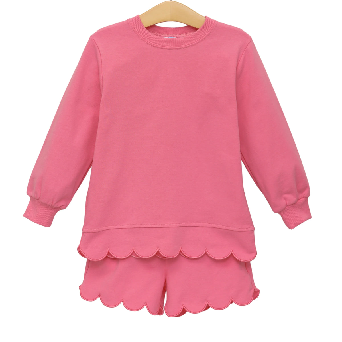 Sophia Scalloped Set-Pink