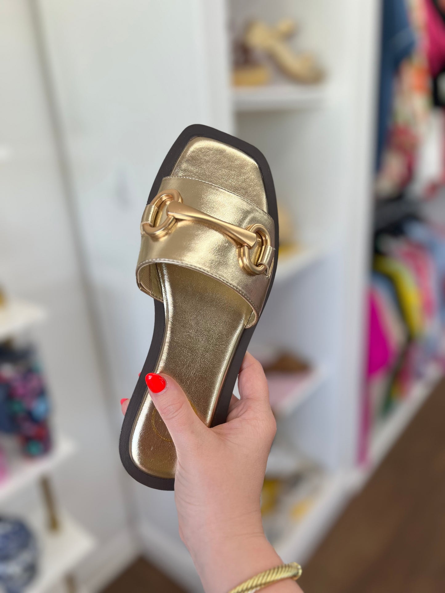 The Ava Sandals-Gold