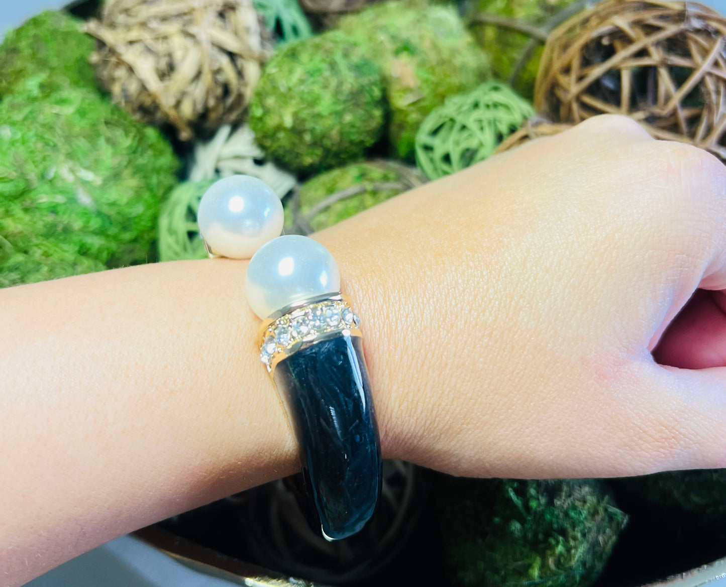 Black Pearl Bangle