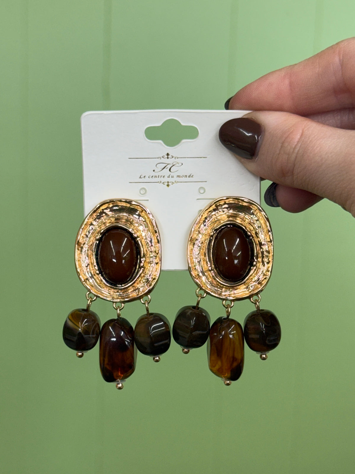 Mae Brown Earrings