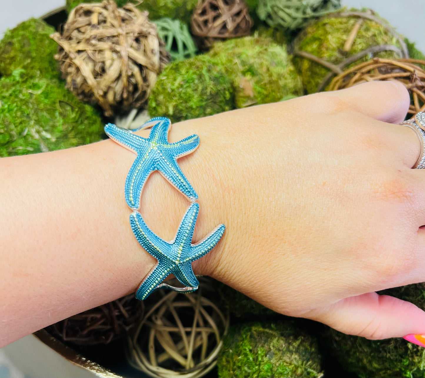 Blue Starfish Bracelet