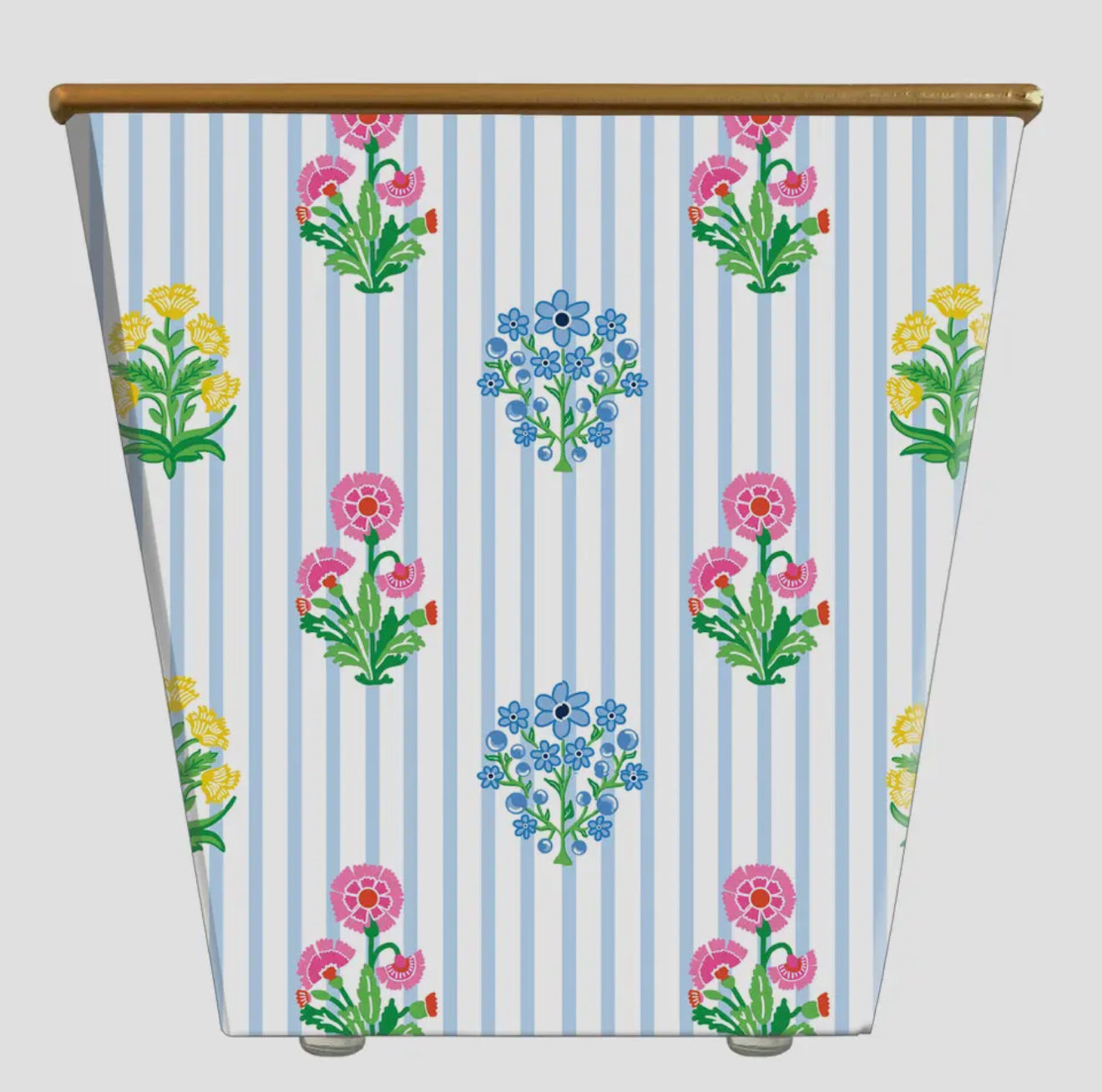 Coco Block Print Cachepot Candle-Iceberg