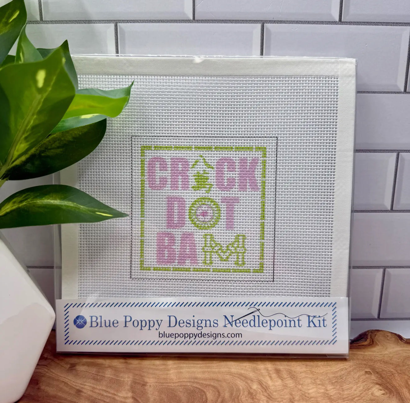 Crack Dot Bam Needlepoint Kit(Mahjong)