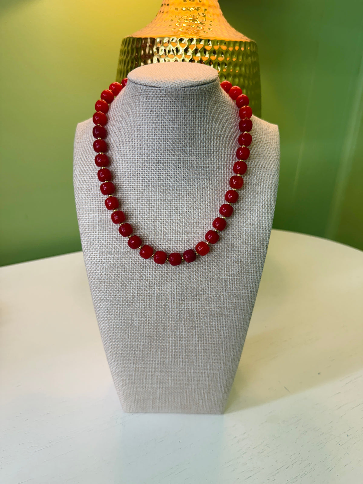The Nova Necklace-Red