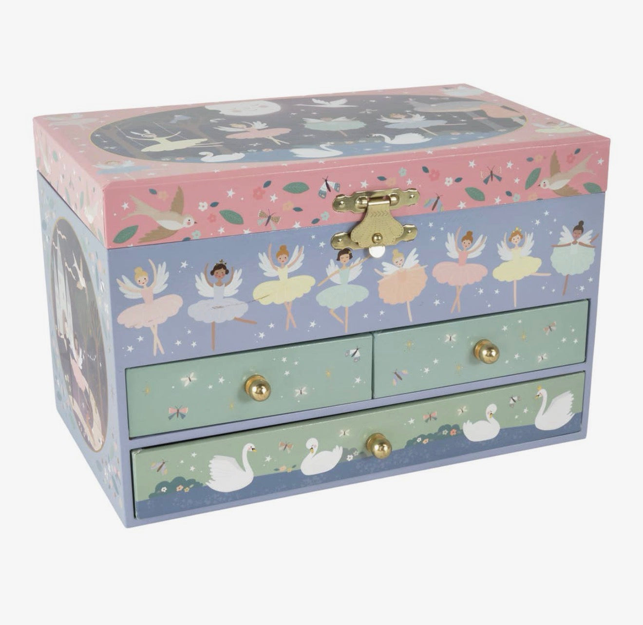 Enchanted 3 Drawer Jewelry Box