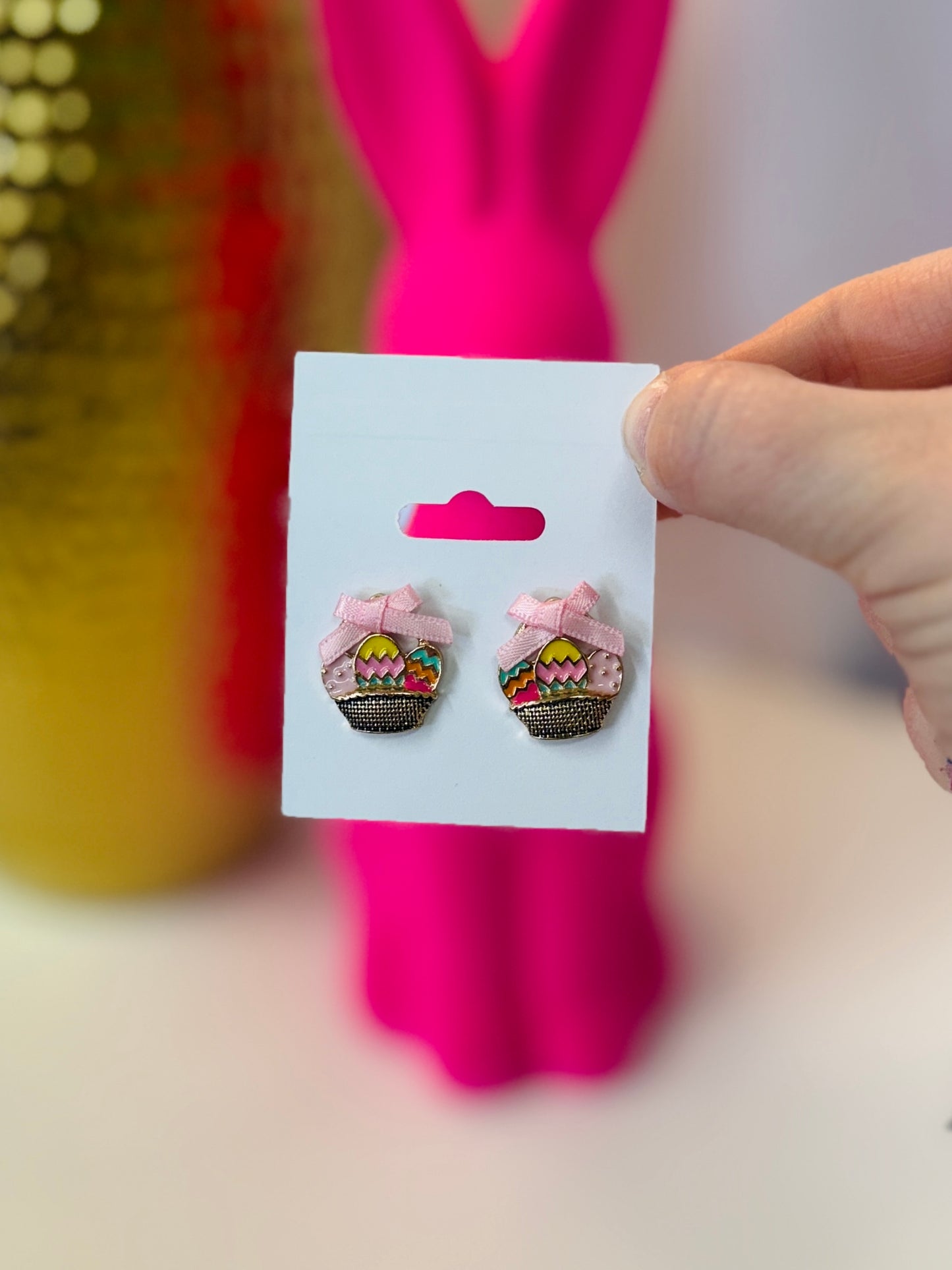Easter Basket Earrings
