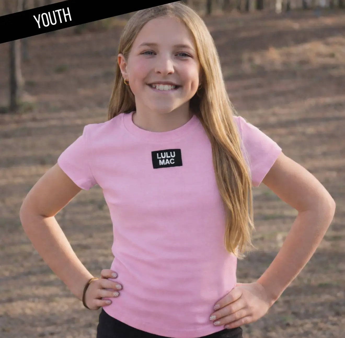 Youth Lulu Mac Baby Doll Top in Light Pink