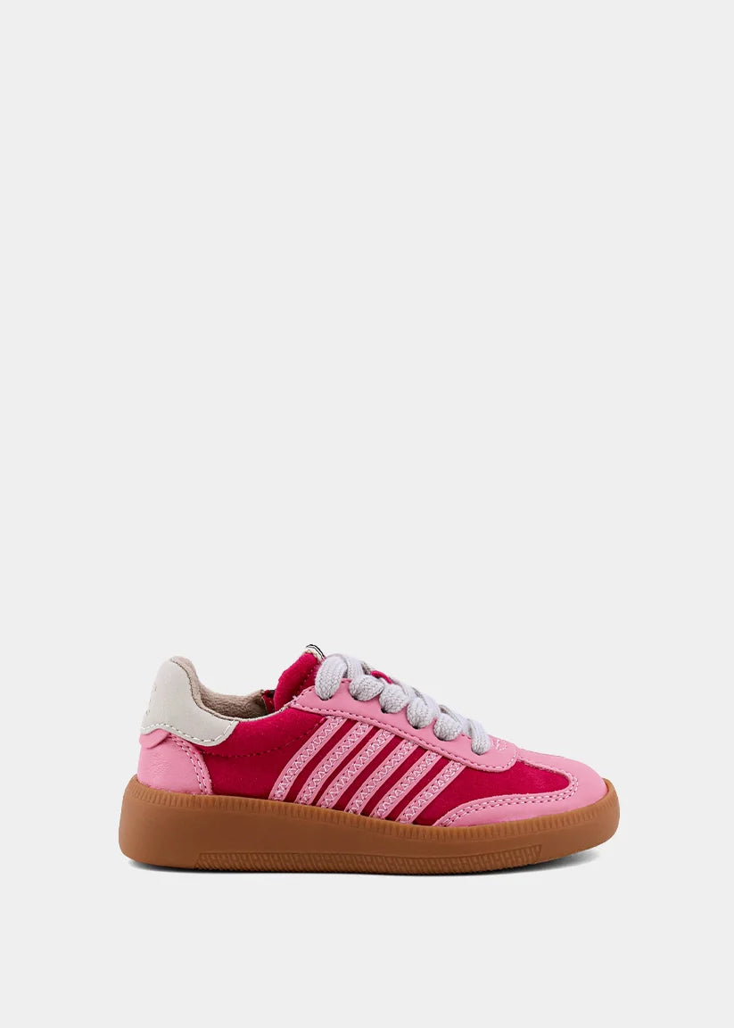 Stevie Mini Pink Suede Sneakers