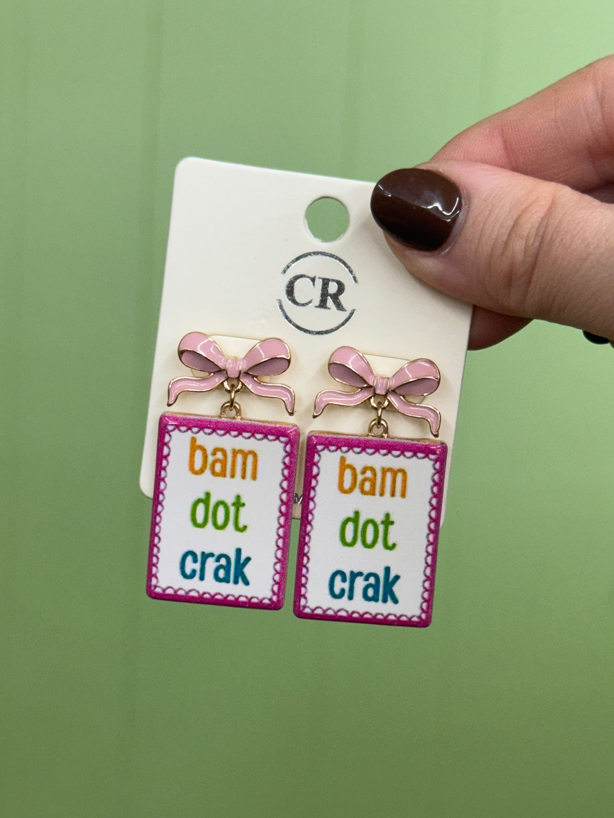 Bow Mahj Earrings