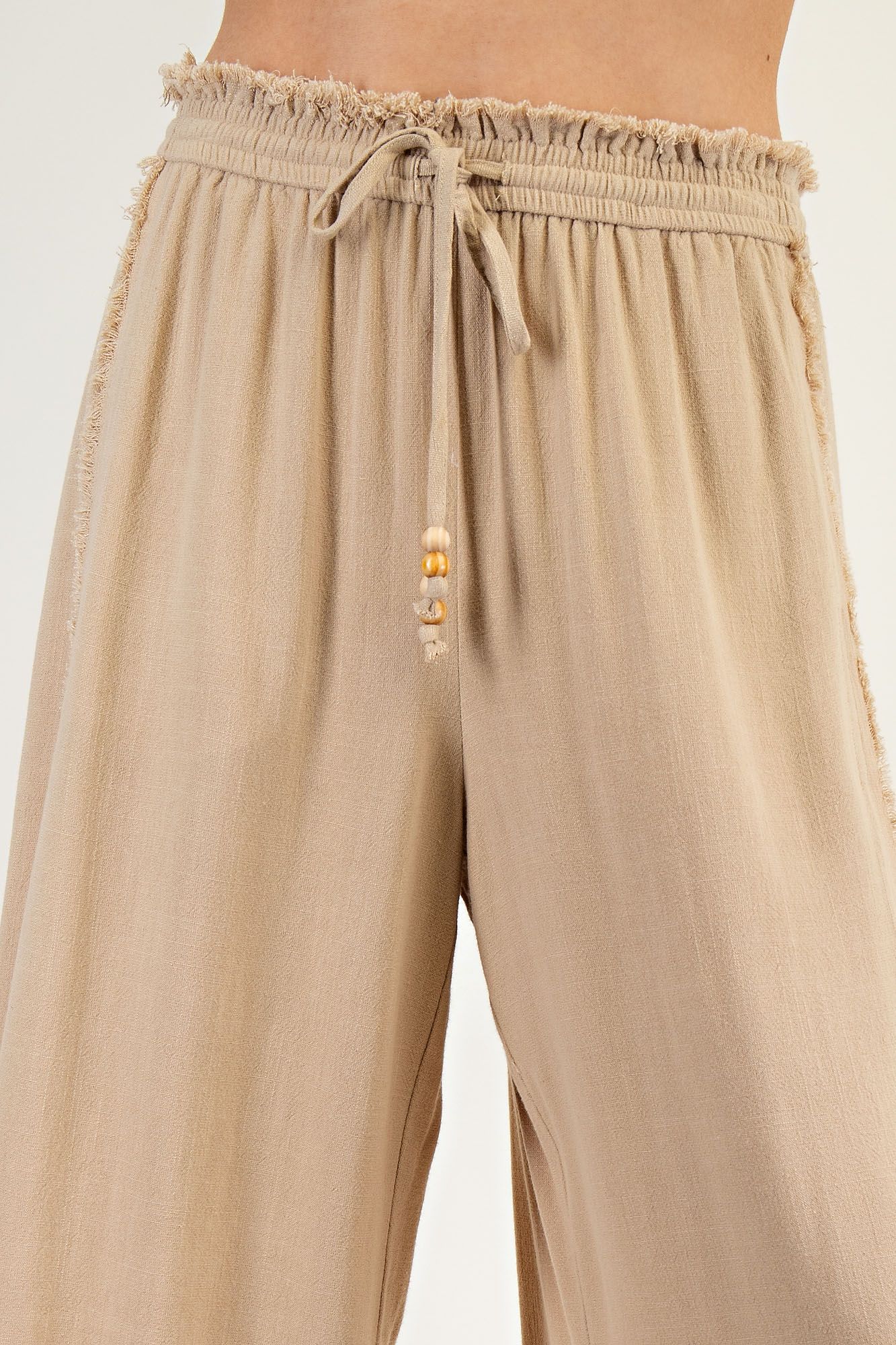 Linen Pants in Khaki
