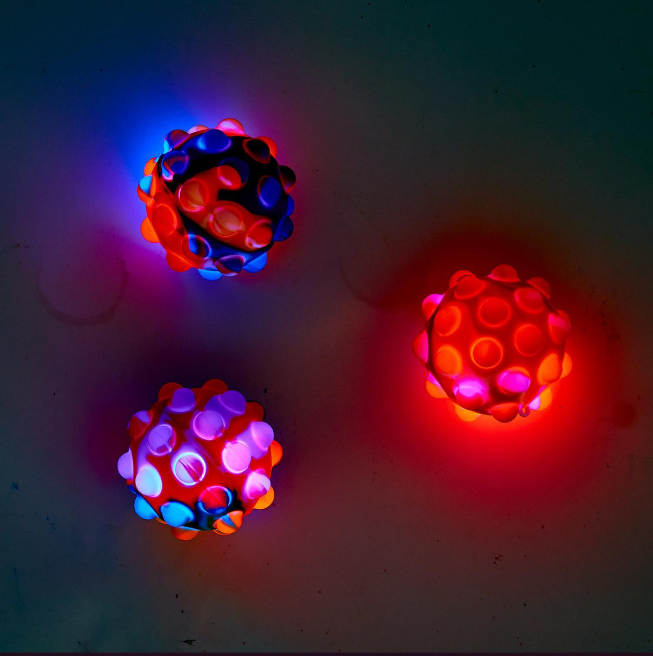 Light Up Bubble Pop Bouncing Ball