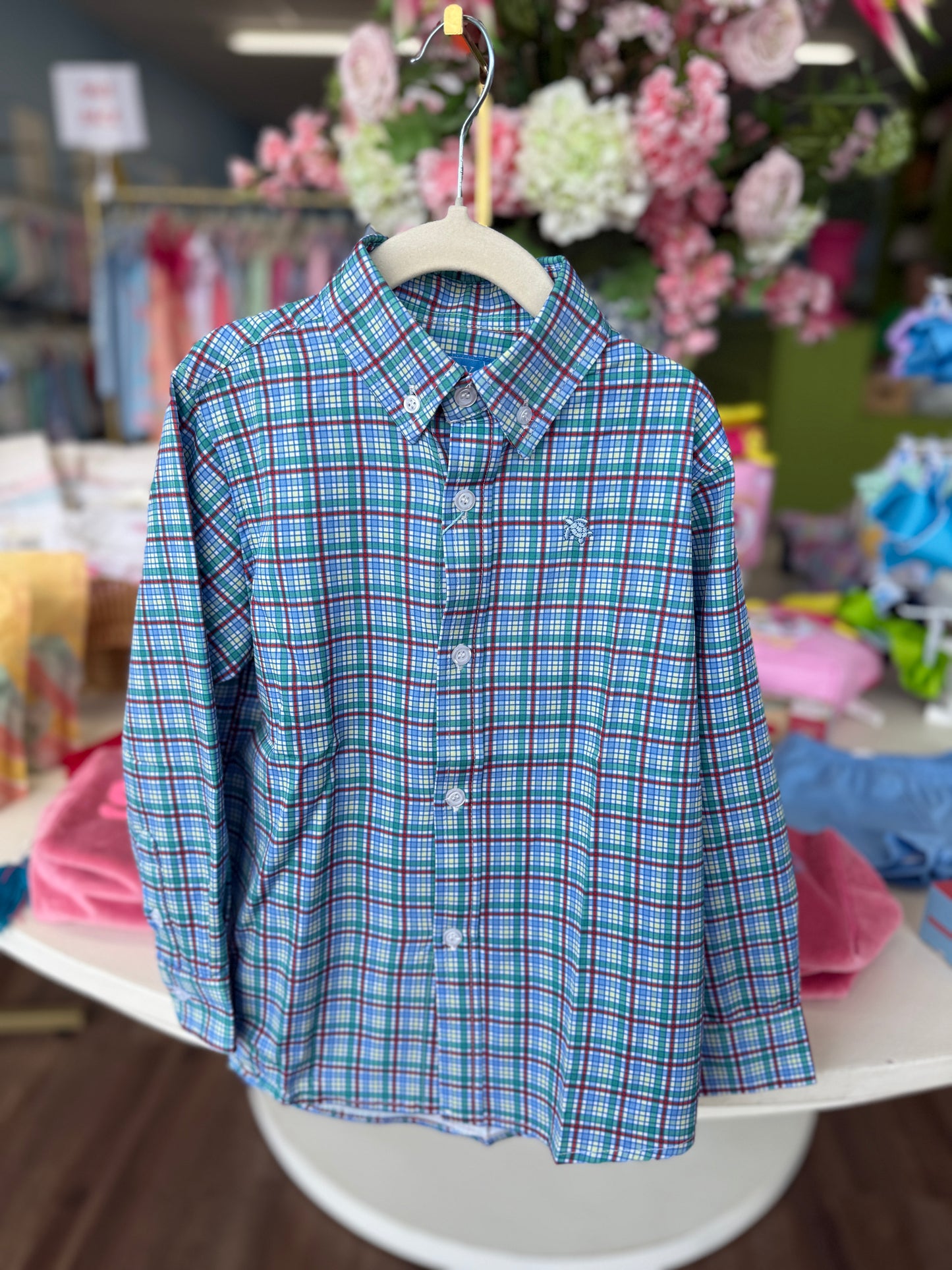 Performance Roscoe Button Down Shirt-Cabin Plaid