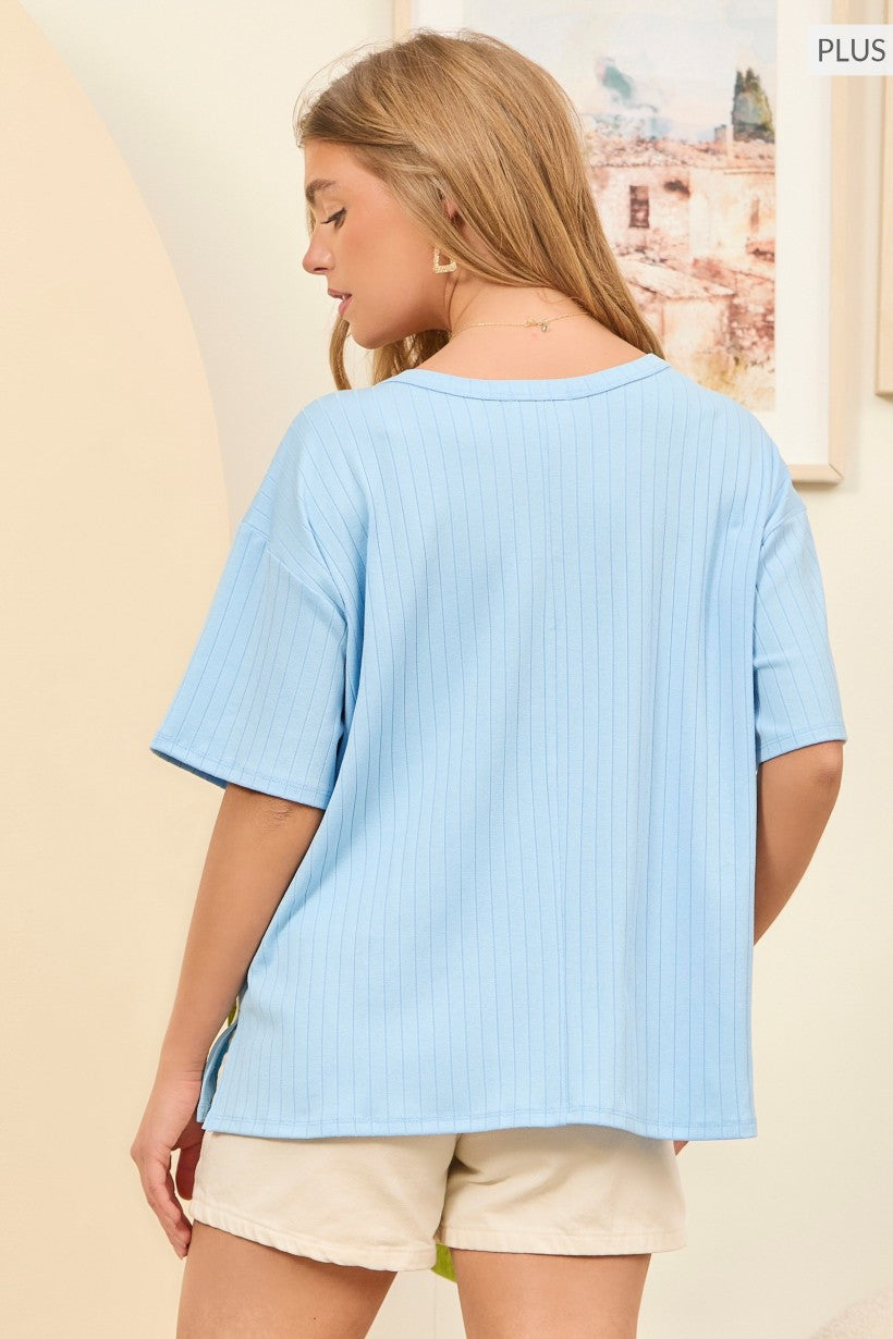 The Perfect Top-Sky Blue