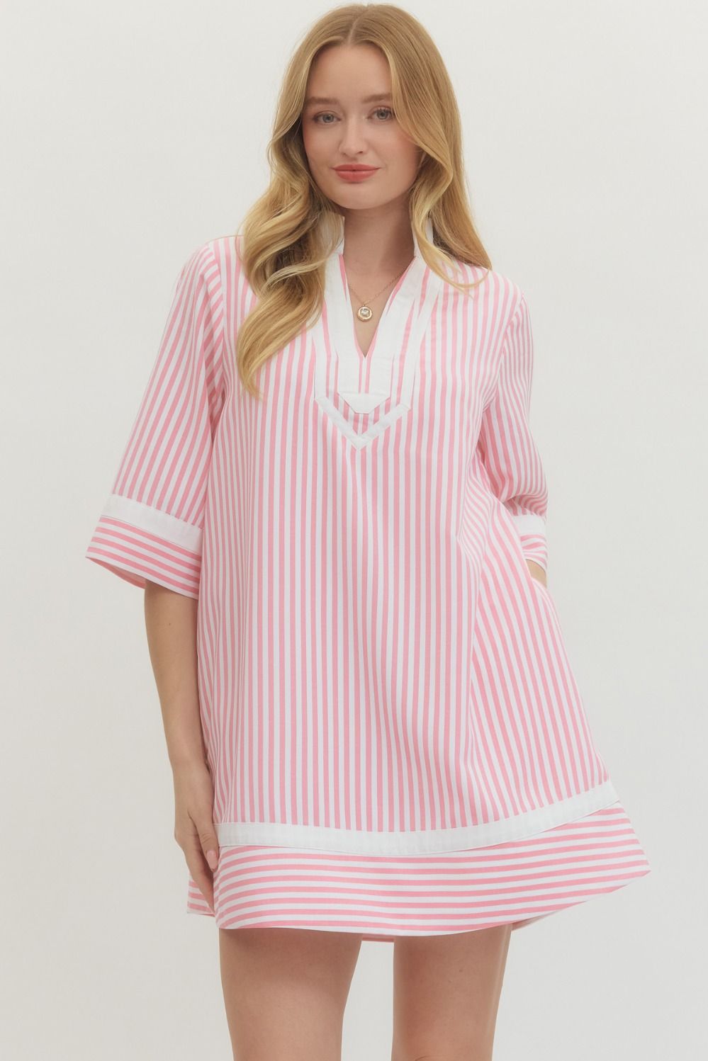On The Hunt Dress-Pink