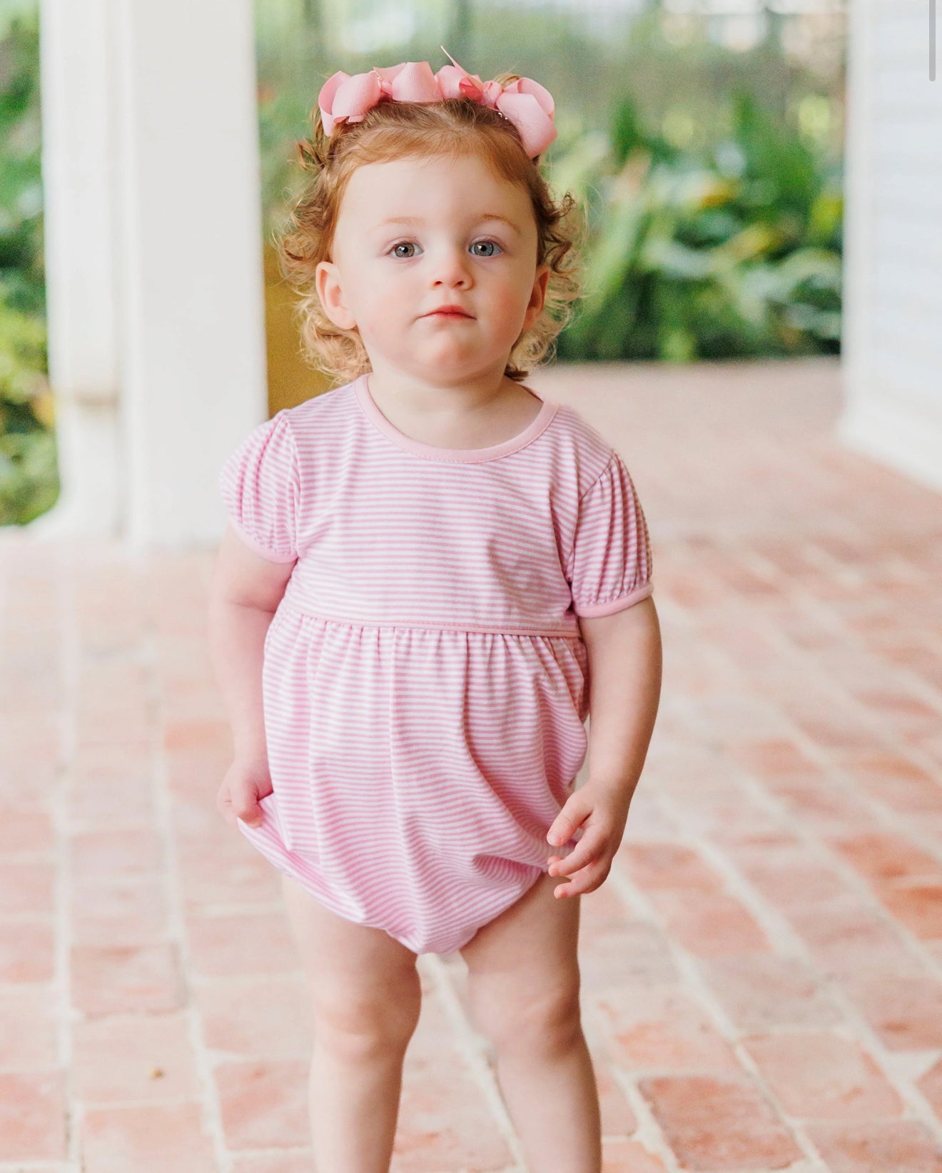 Kate Bubble-Light Pink Stripe
