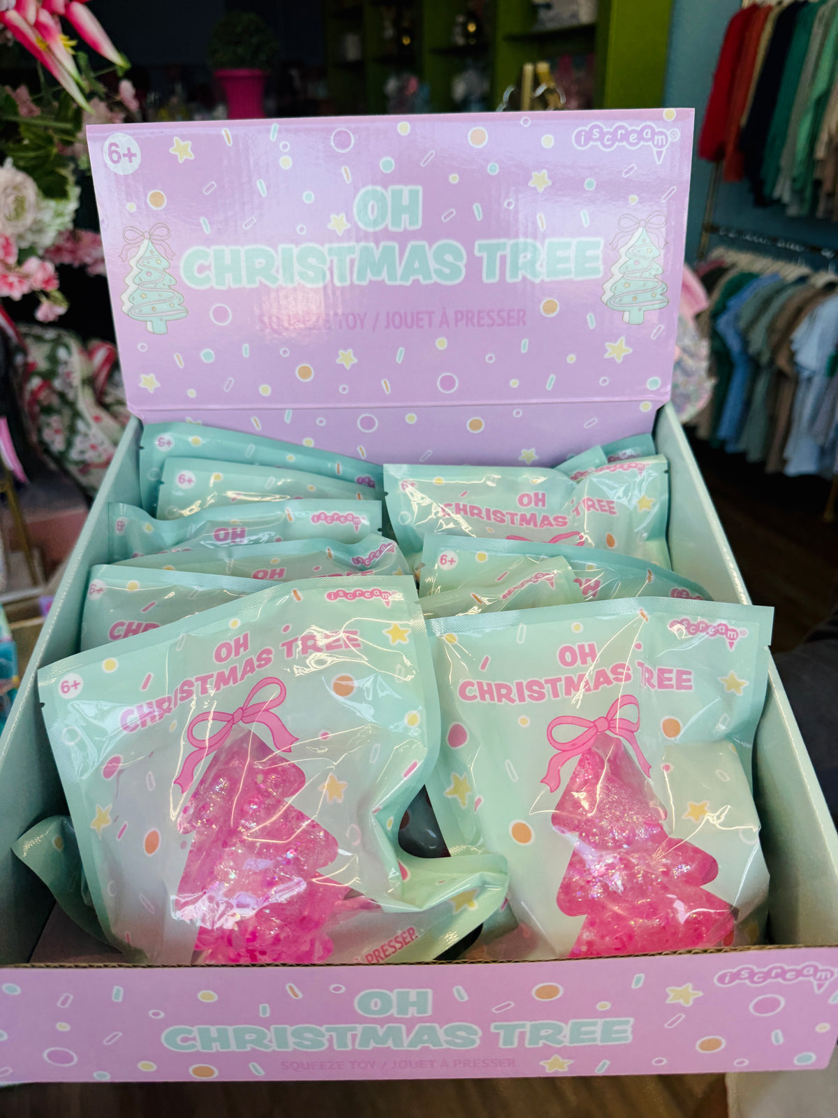 Glitter Tree Squeeze Toy