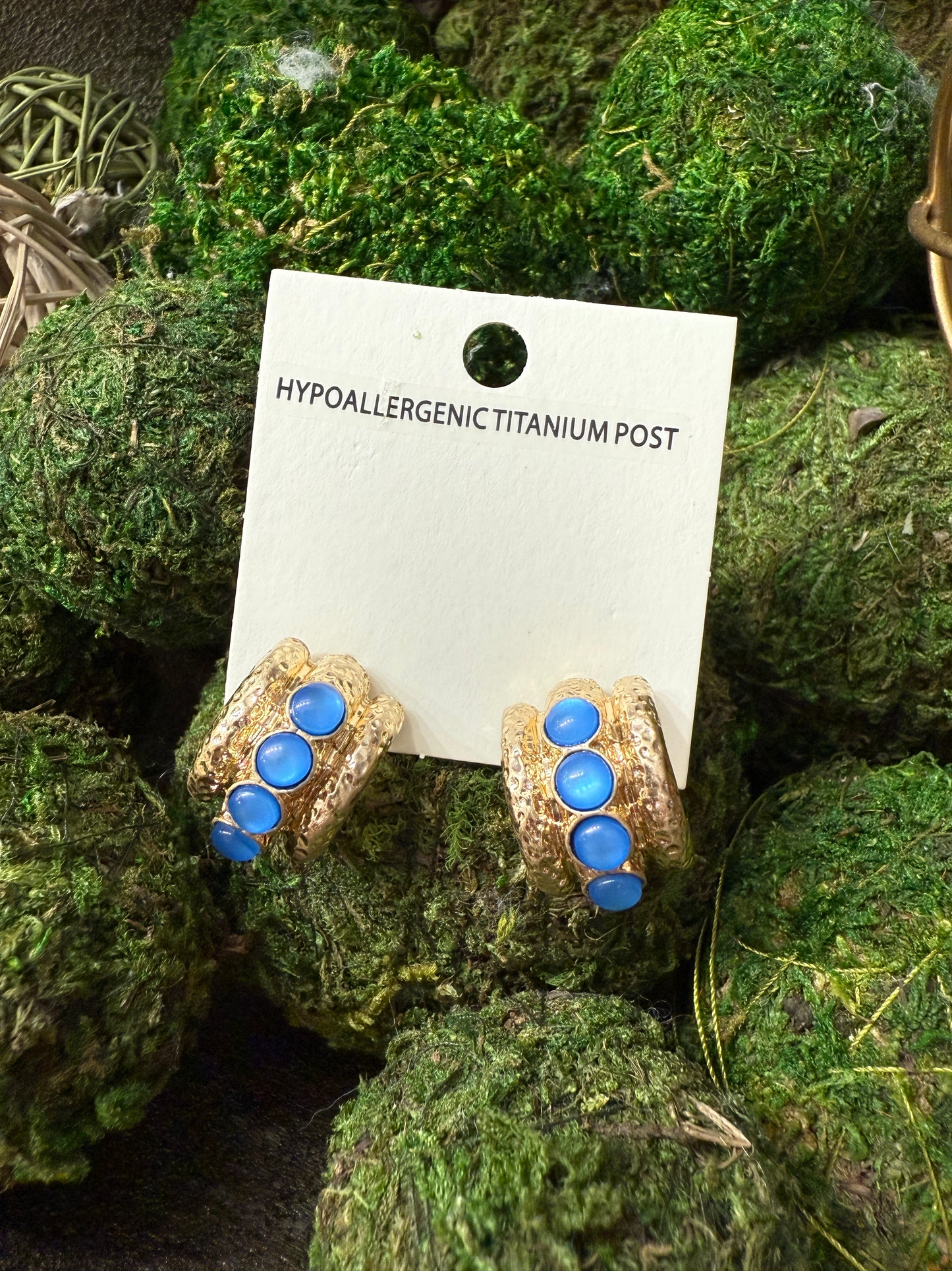 The Blair Earrings-Blue