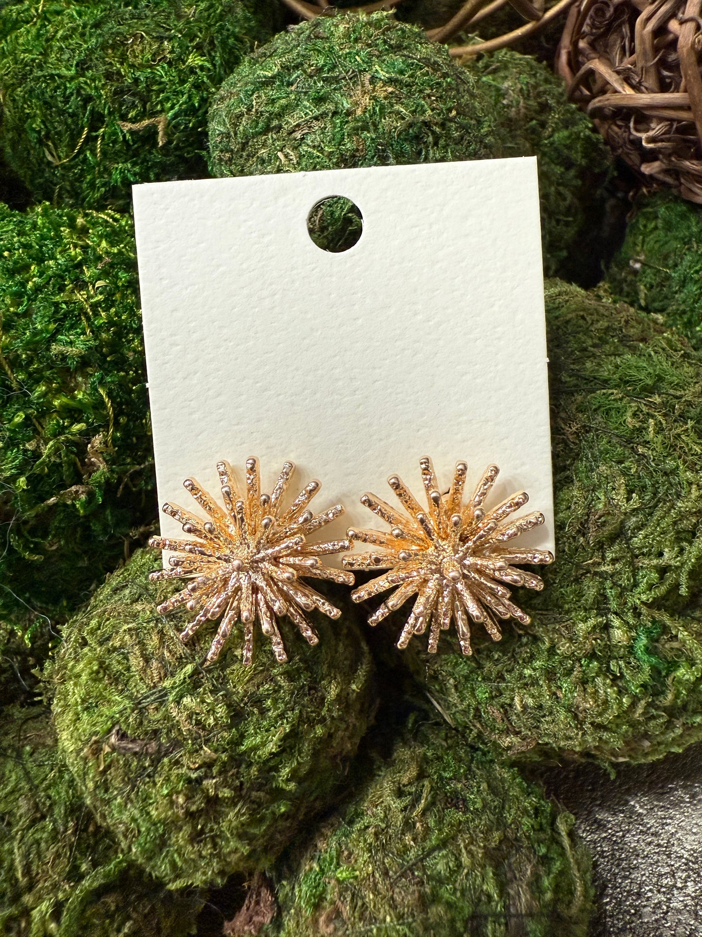 Gold Spike Studs
