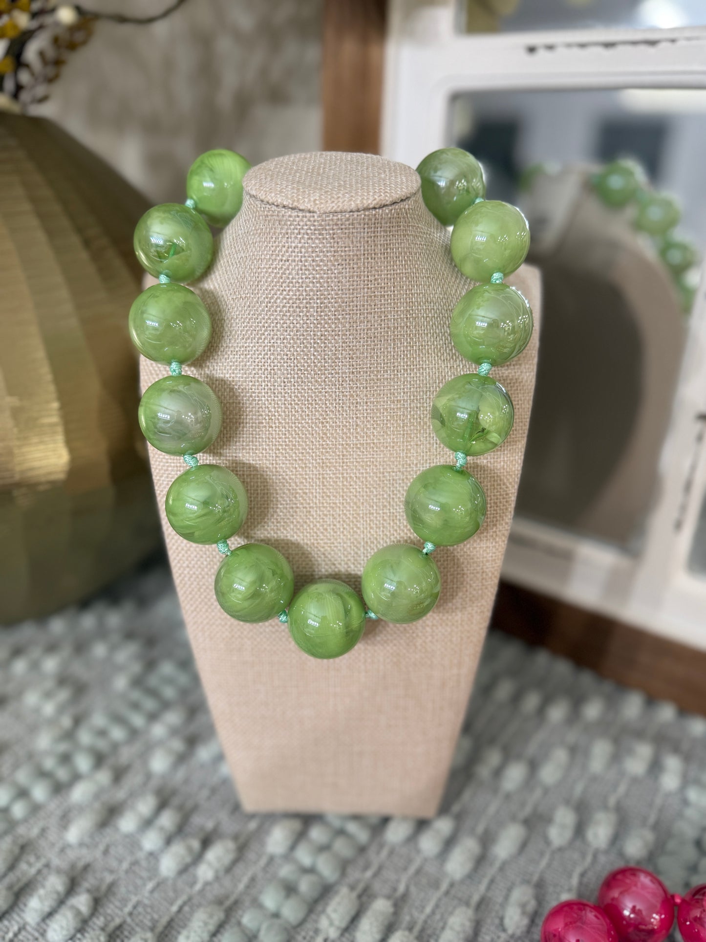 The Moment Necklace-Green