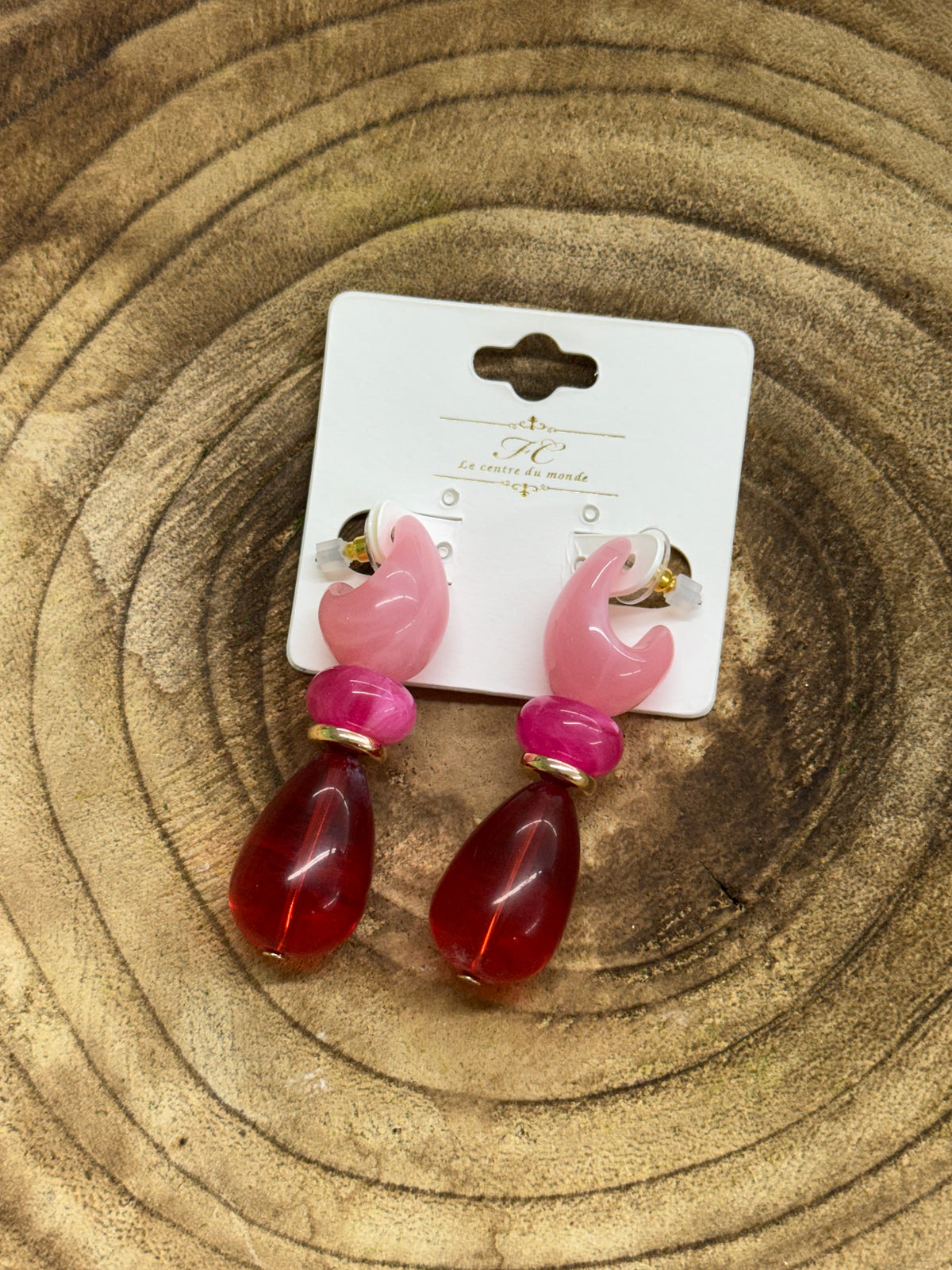 Indie Earrings-Pink Mix