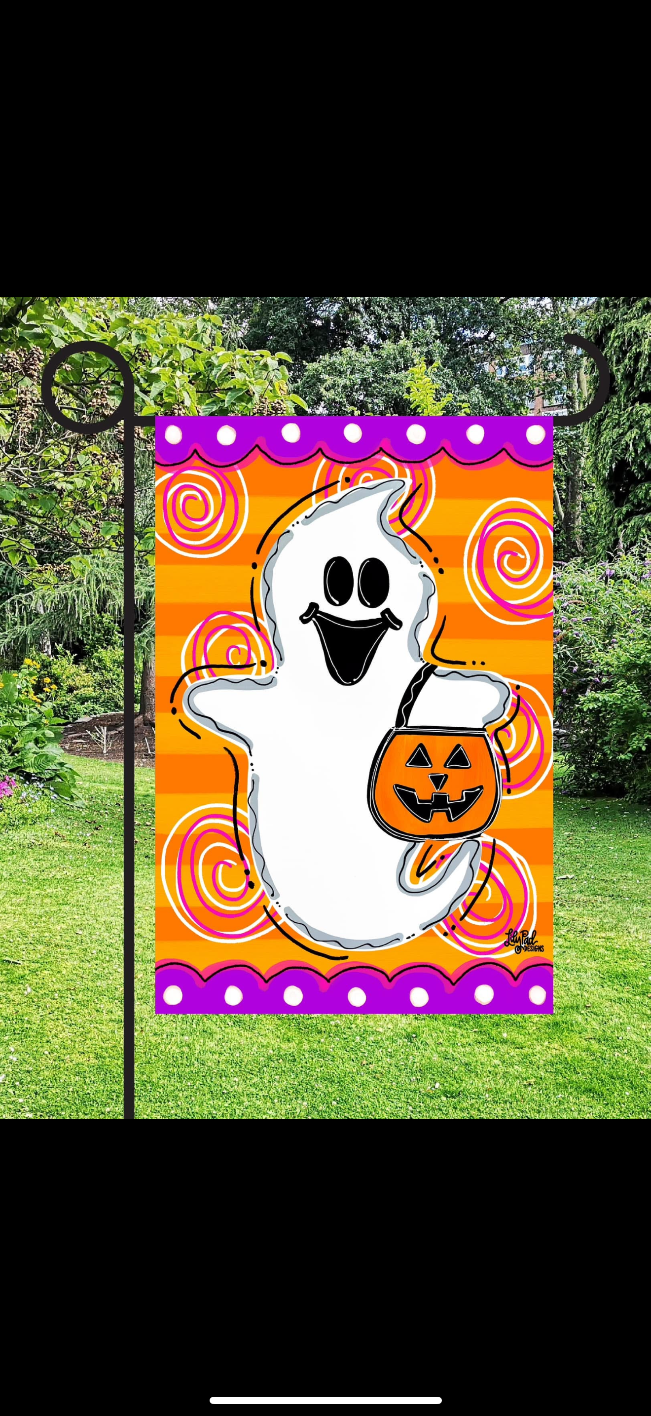 Ghost Garden Flag