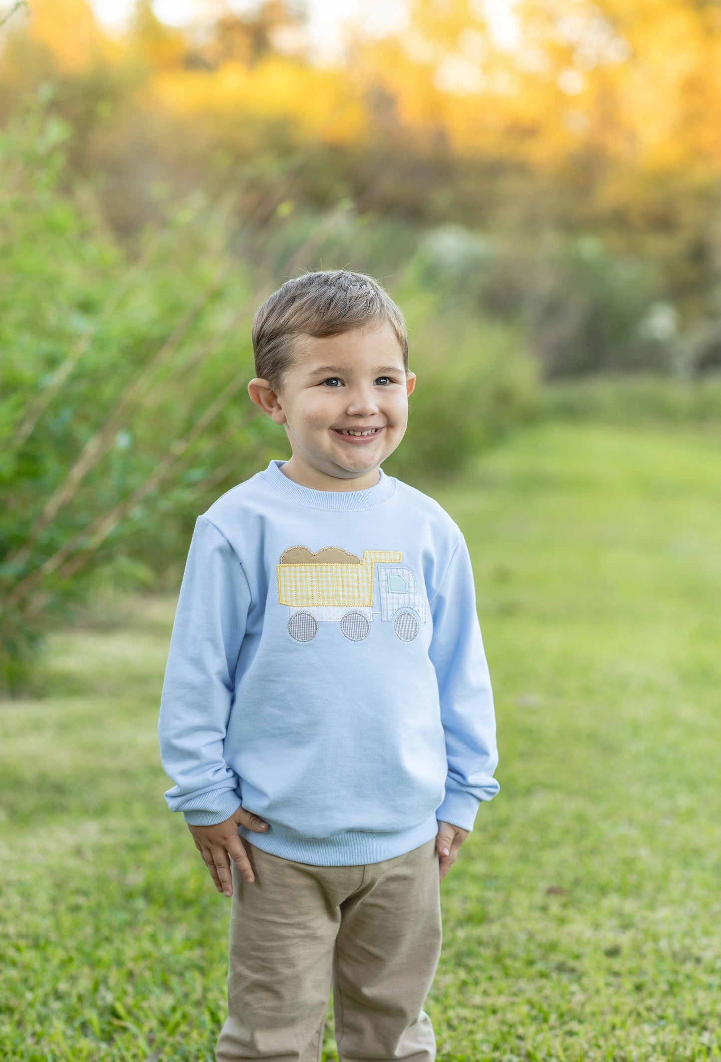 TSK French Terry Pullover-Dump Truck