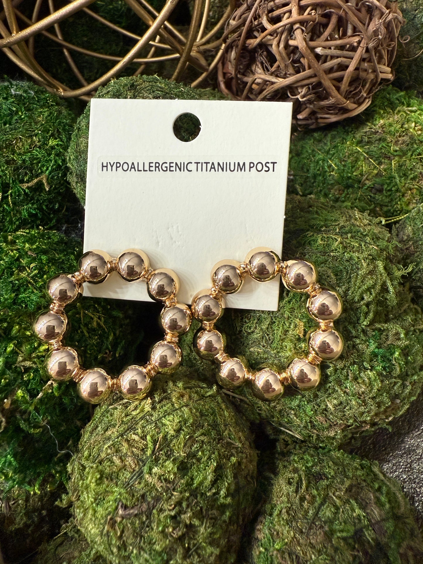 Circle Golden Earrings