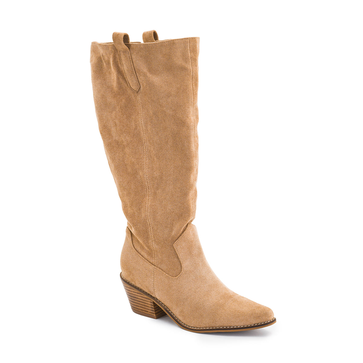 Corkys City Slicker - Sand Faux Suede