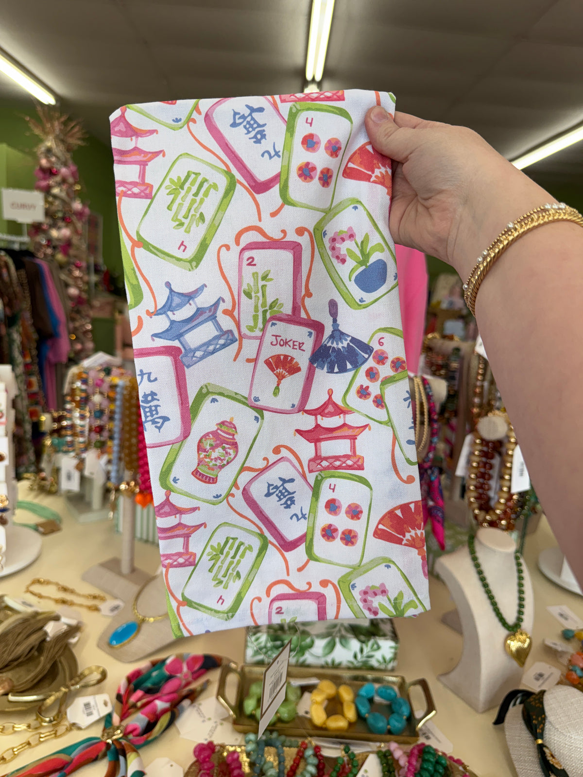 Mahjong Dreams Hand Towel