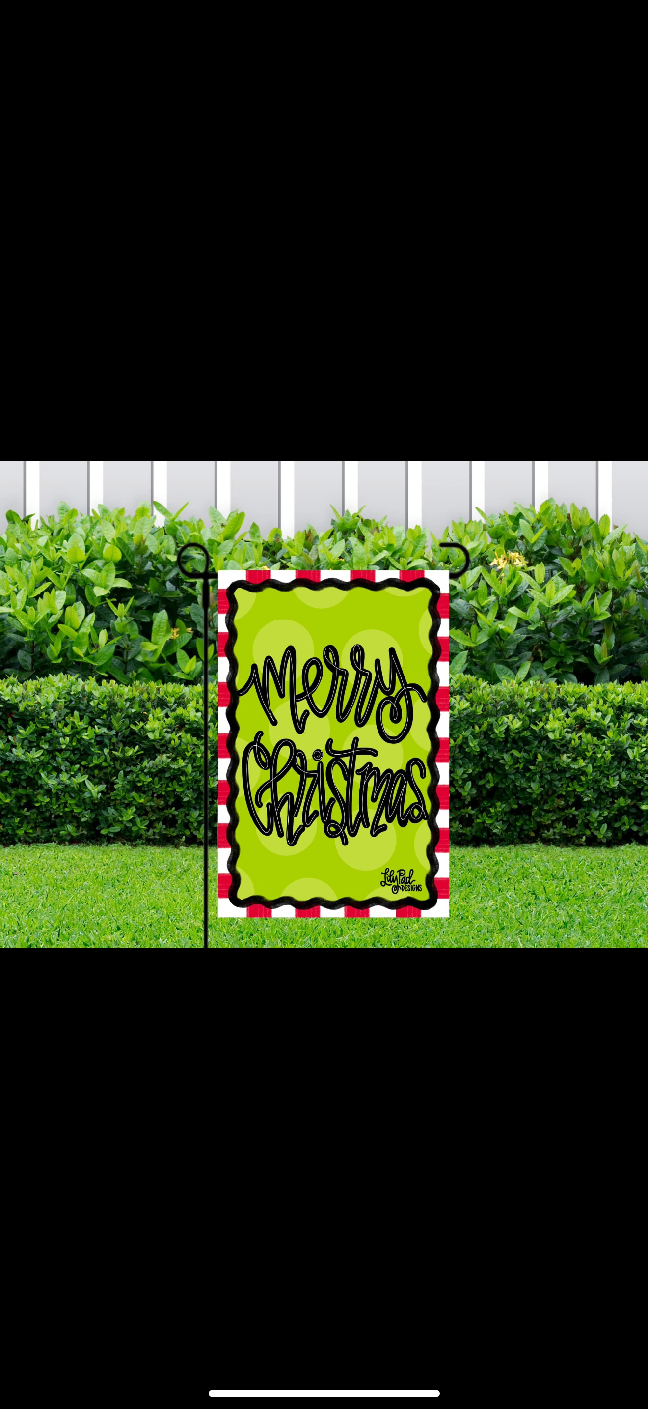 Merry Christmas Garden Flag