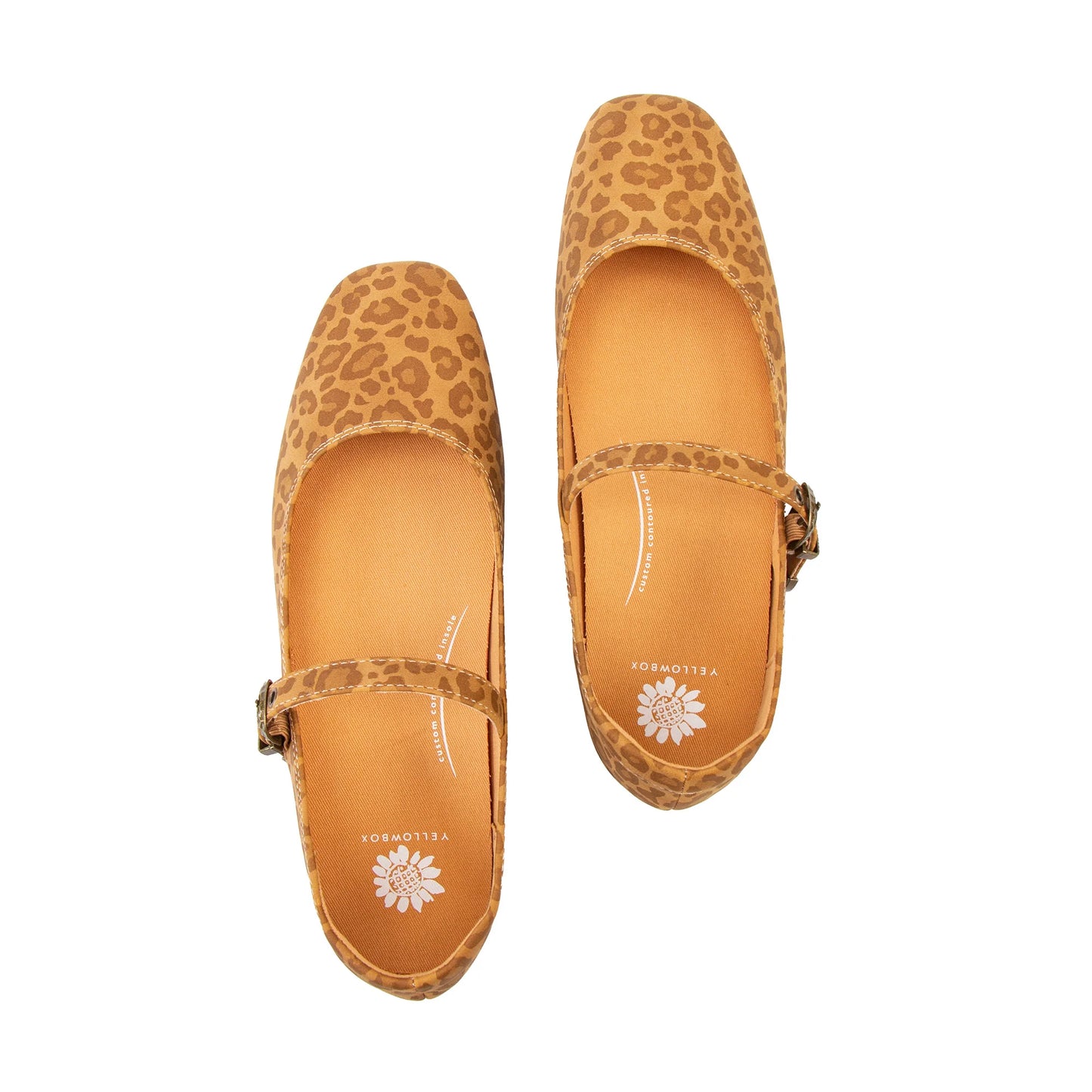 Collin Mary Jane Flats in Leopard