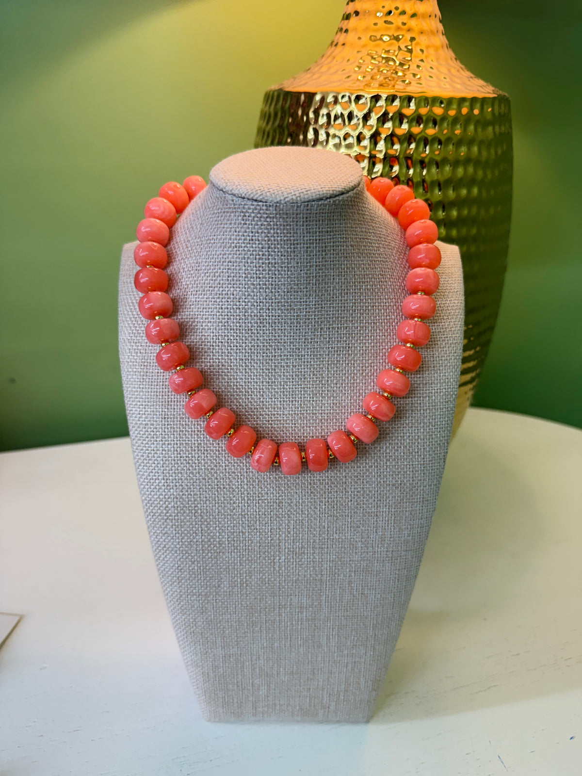 The Aria Necklace-Coral