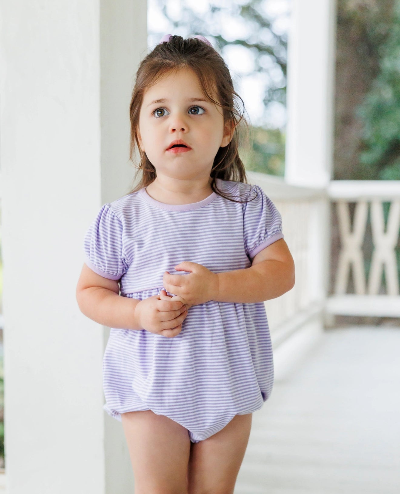 Kate Bubble-Lavender Stripe