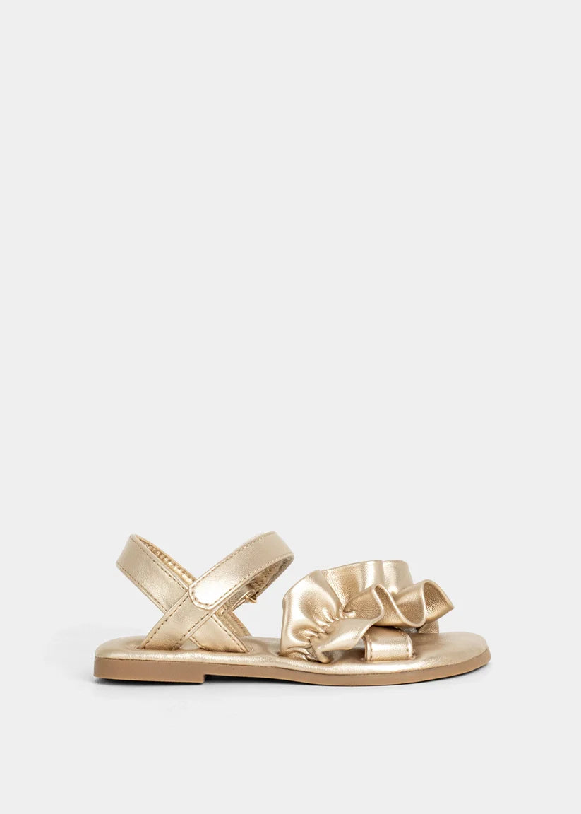 BLOSSOM MINI SANDALS-GOLD