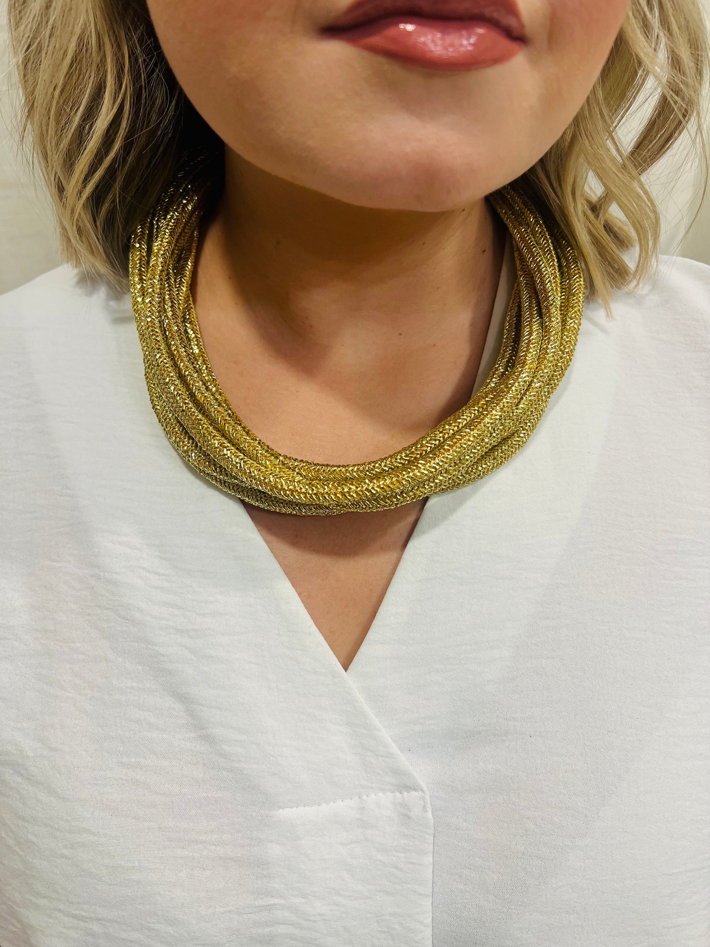 Gold Rope Necklace