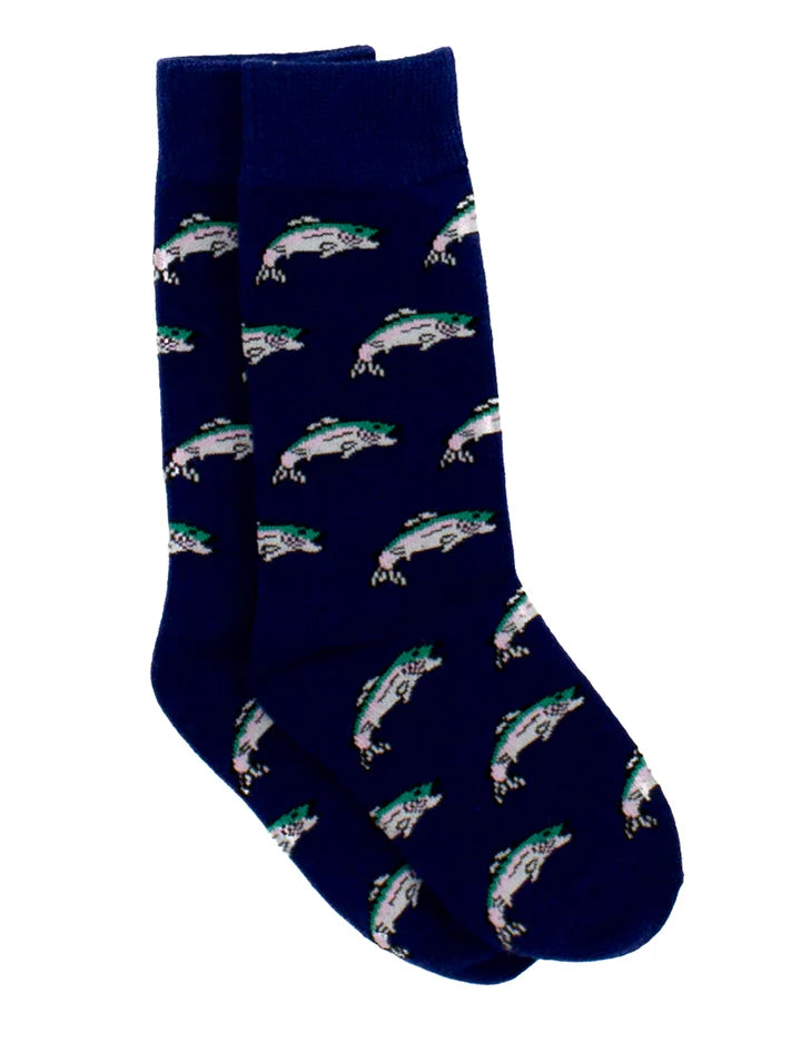 Boys Lucky Duck Socks-Trout