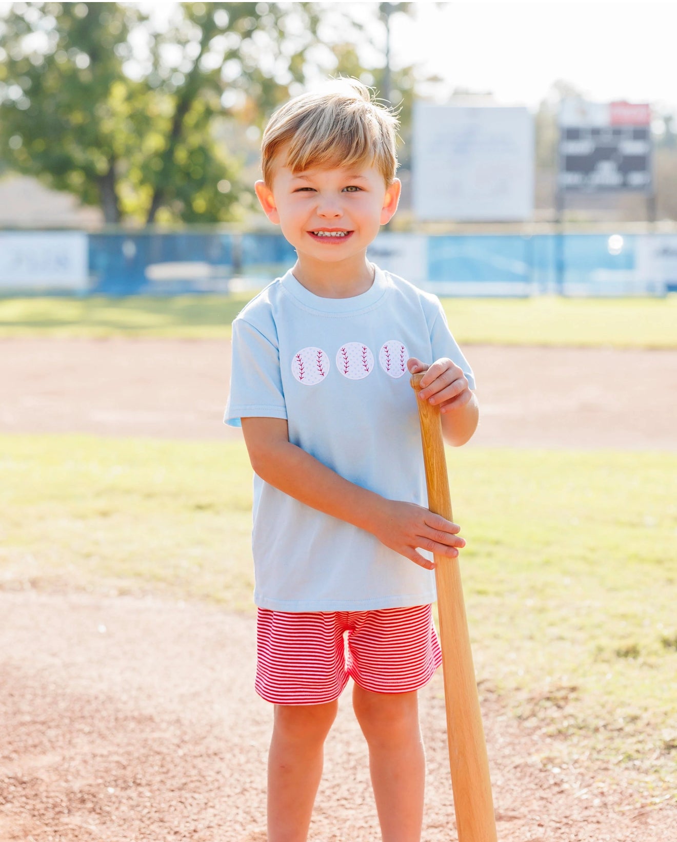Take Me Out To The Ball Game Short Set