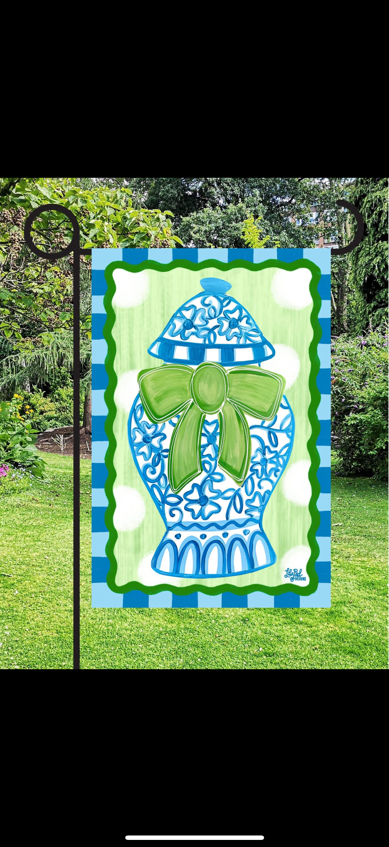 Ginger Jar Garden Flag