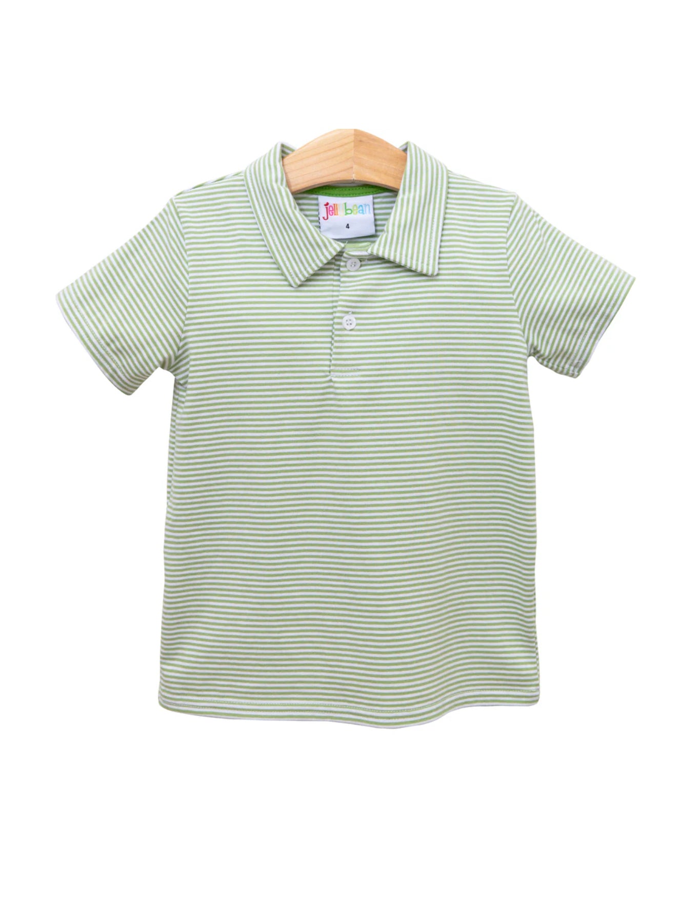 Michael Polo-Moss Green Stripe