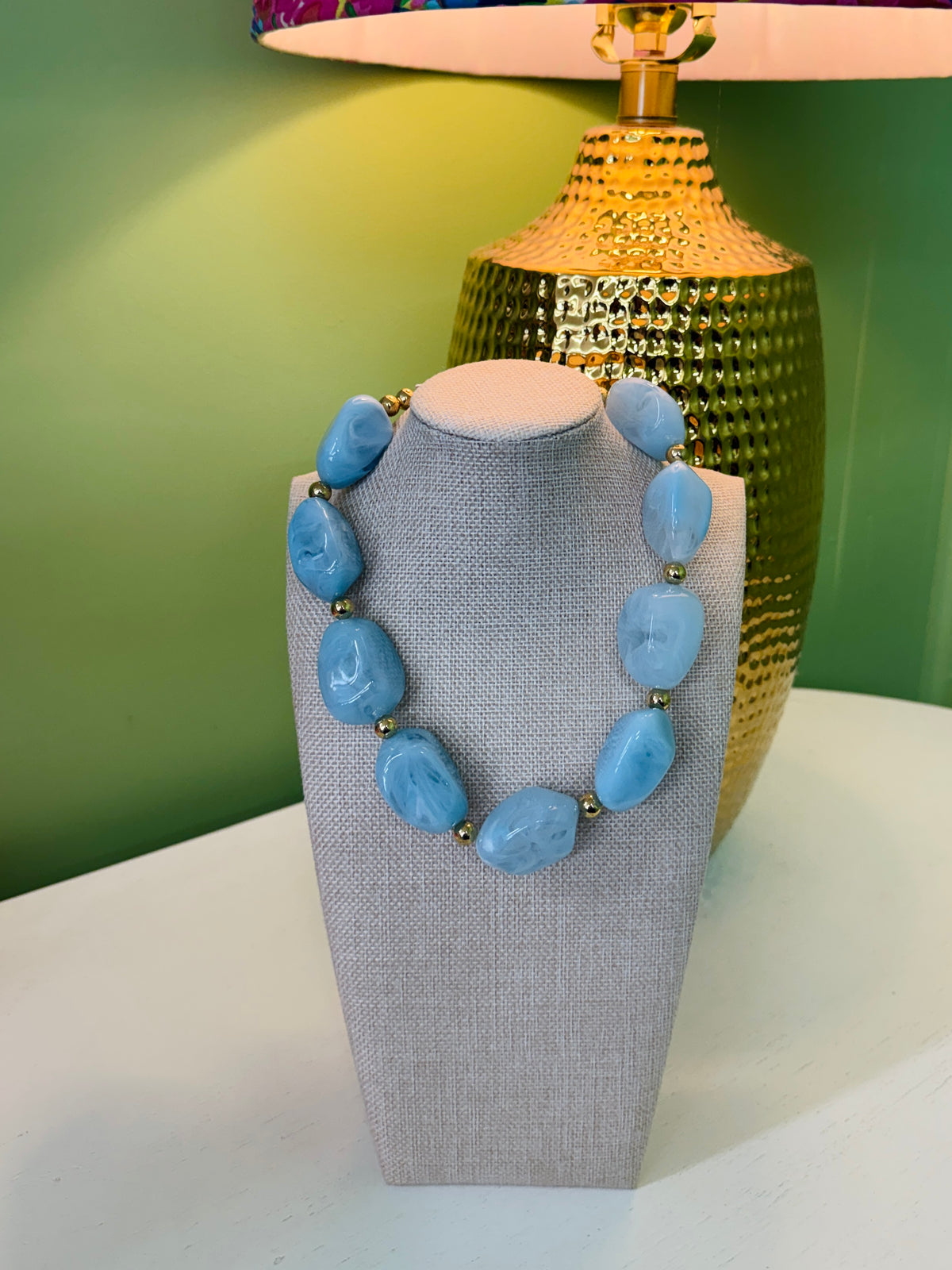 The Tabitha Necklace-Blue