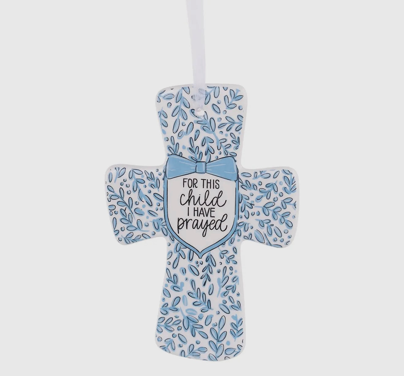 Blue For This Child Prayed Cross