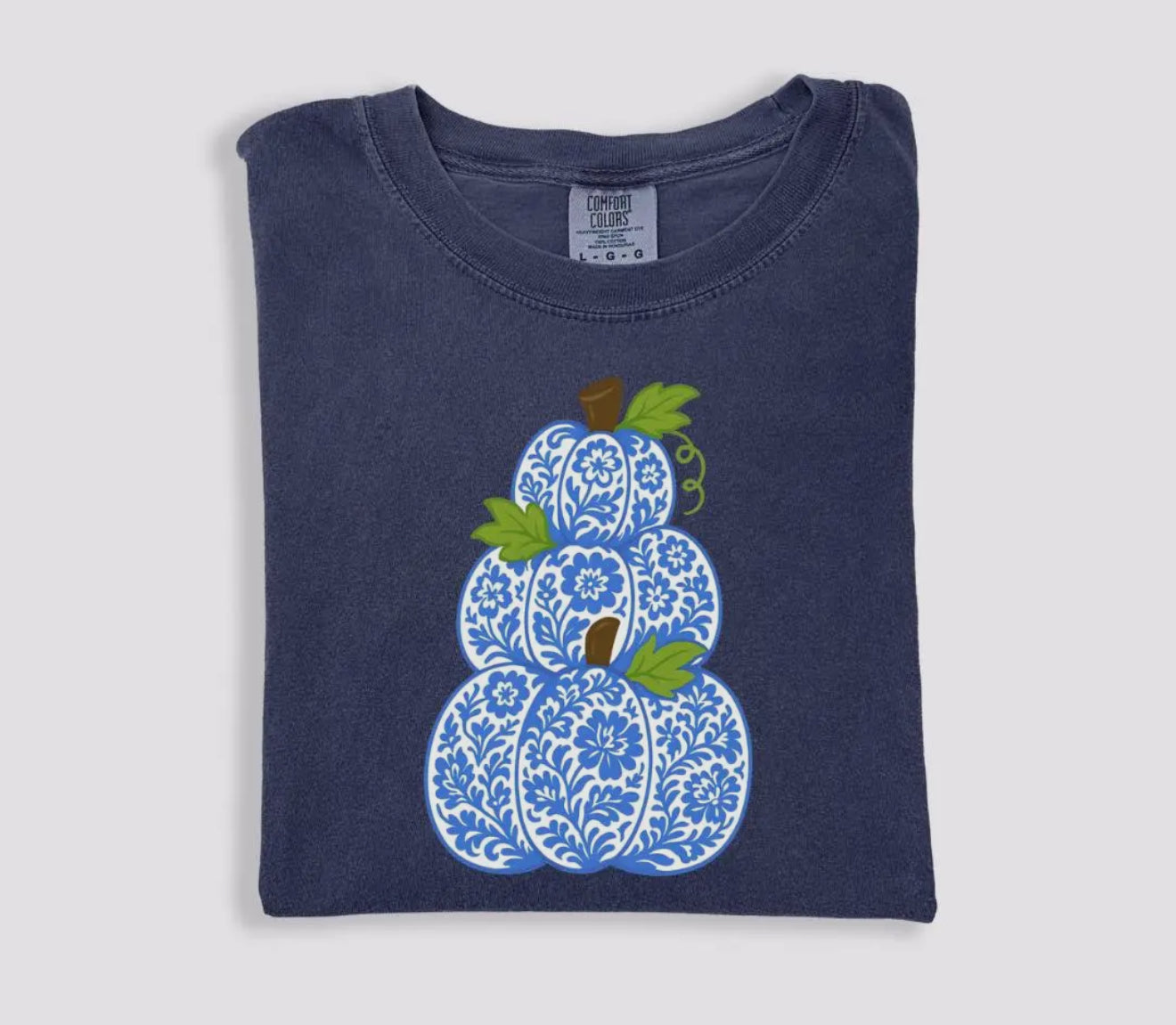 Chinoiserie Pumpkin Topiary Tee