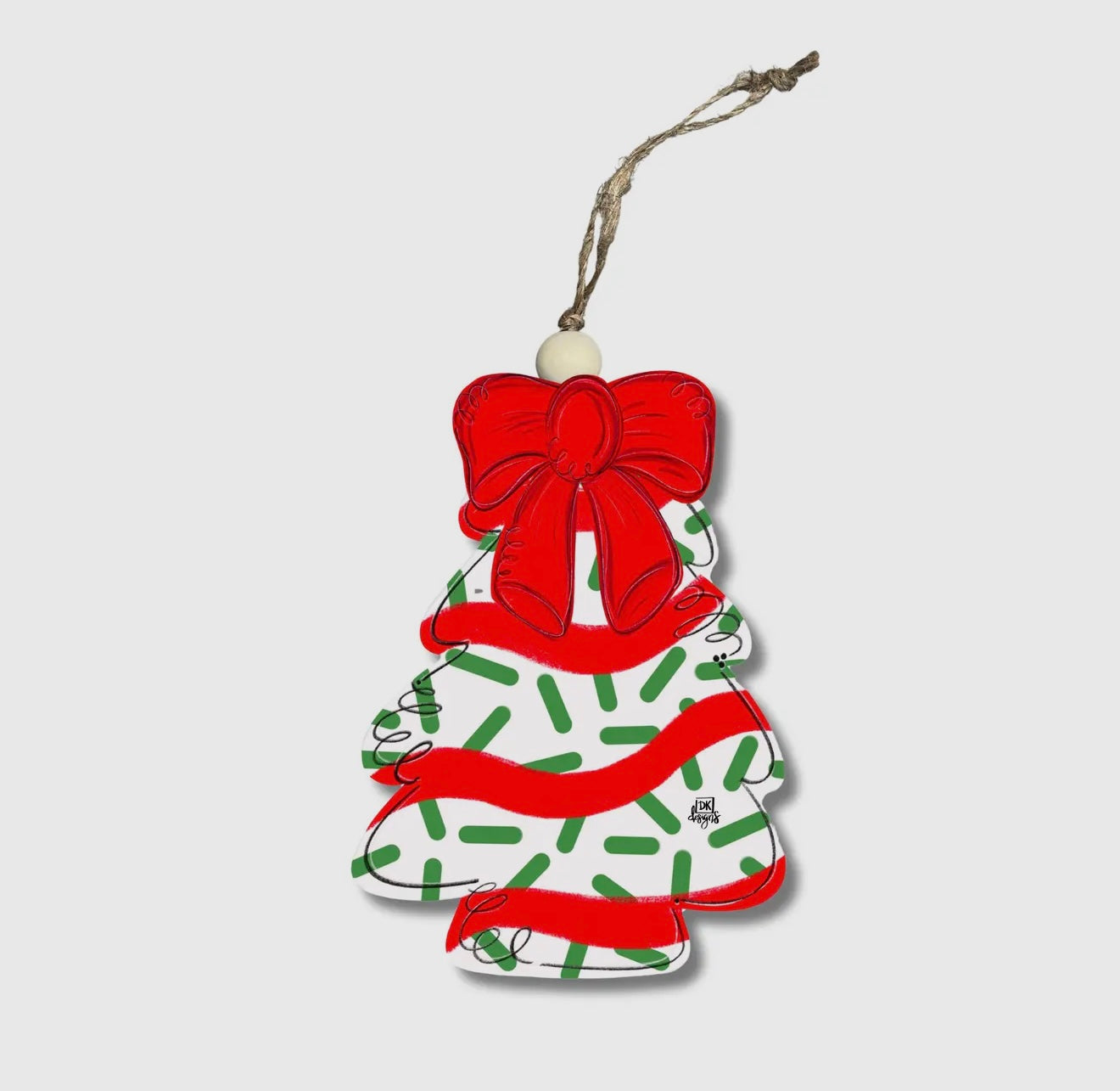 Christmas Cake Ornament