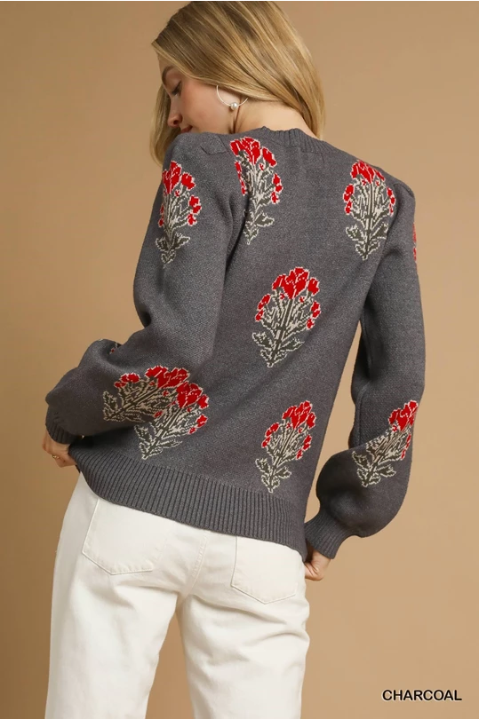 Winters Blooming Sweater