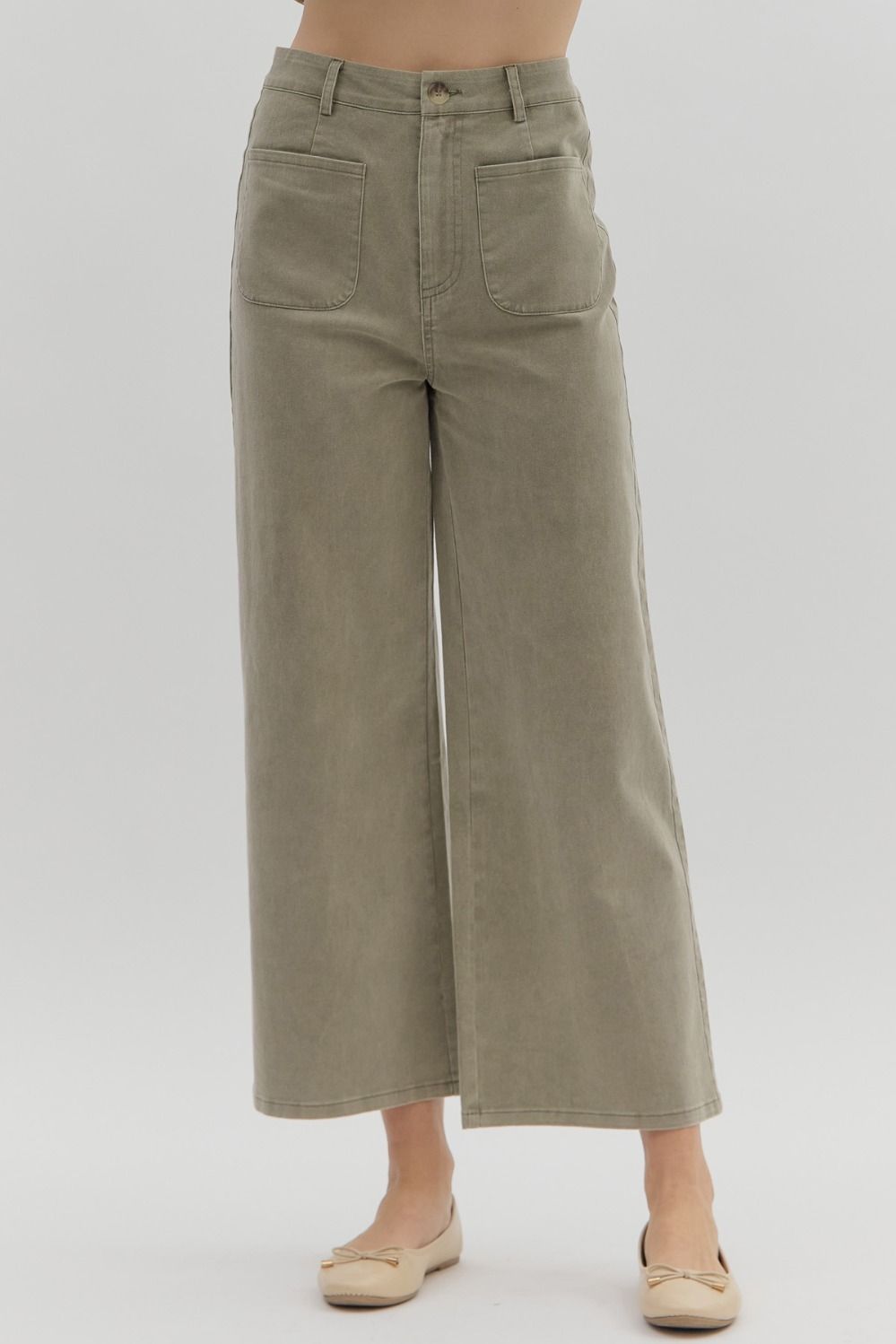 Full Of Spice Pants In Olive